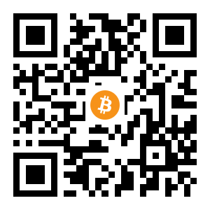 bitcoin:3Pr9mGUchbHzXVvSuUdsL8rQK84bJ2UQT4 black Bitcoin QR code