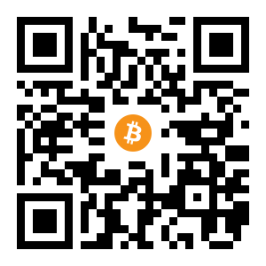 bitcoin:3Pvz9jbPatAenBvNfqhRpPWviYno49cQTZ black Bitcoin QR code