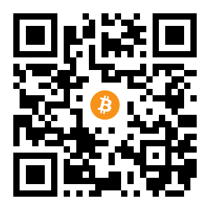 bitcoin:3PxB14ykBahFpn23HZDkAmHjJ7cJtTuB2b black Bitcoin QR code