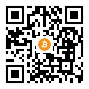 bitcoin:3Pzt5sVZAkaryj3BS8p96dse1FmHmsQYak black Bitcoin QR code