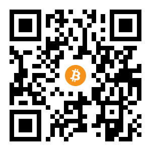 bitcoin:3Q53sAef1KvezUjqXQbueMvwbx5x1J5pLb black Bitcoin QR code
