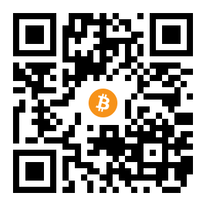bitcoin:3Q8cLdndNw4538RH1Z8njXGW2fiNwwzyUz black Bitcoin QR code