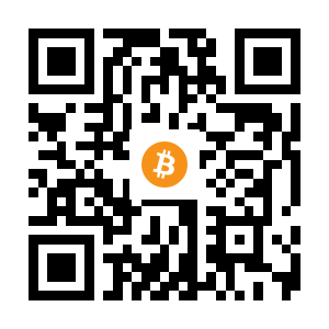 bitcoin:3QAmf9GjUN4NjCobDNpxytW2X53tuhPzVS black Bitcoin QR code