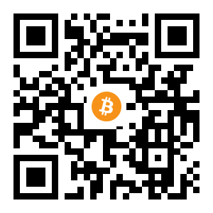bitcoin:3QBatiQWkfahgdh8Xthpj4VCa3drCbXFsG black Bitcoin QR code