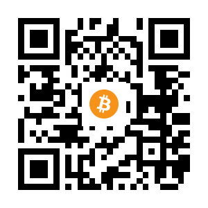 bitcoin:3QEEUhmDbFuVWiU7CzXt3aJZhbbehkzcxY black Bitcoin QR code