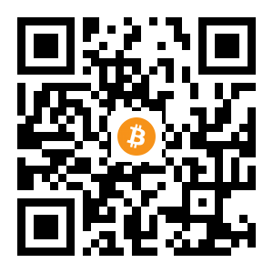 bitcoin:3QFWGXYpGtzkqXzeXc84MV2i37ySgsmErf black Bitcoin QR code