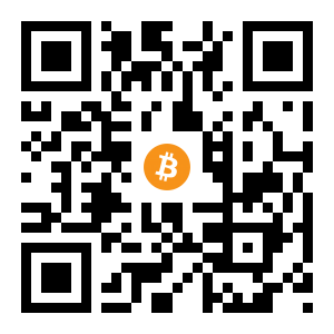 bitcoin:3QM1dnt4TtNEZMmDm2H5S9XS2feBbTGRSU black Bitcoin QR code