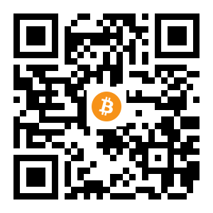 bitcoin:3QYqoRzDUD7NCA2N4V2RvFnYvFo2FemxmR black Bitcoin QR code