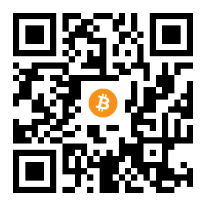 bitcoin:3QZP21TaayhSSaW7oPwif3bXYqH3FLCaUW black Bitcoin QR code