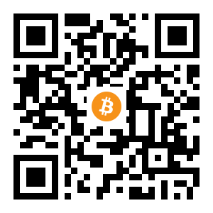 bitcoin:3QbUcos53rxufonqnWJBbmozGCQr1Pbqdv black Bitcoin QR code