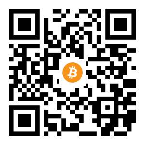 bitcoin:3Qcy8ax7FChd4AAWzfcAwaznyENdBCT9RU black Bitcoin QR code