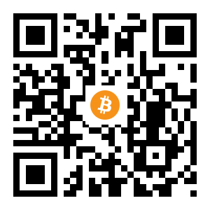 bitcoin:3QdkisNJzZqRK6e7sgCDsvwWLoPYfuEfms black Bitcoin QR code
