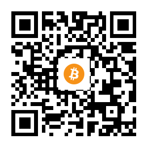 bitcoin:3Qf9yrXf6GBsMkQ3ANRHQk5BkKBn4SxFVp black Bitcoin QR code
