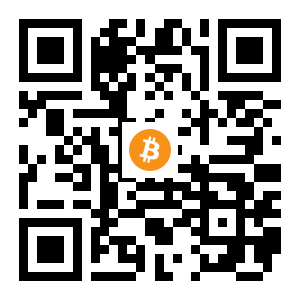 bitcoin:3QfcmviQ1Du3Gw7KCZiKCr4d6CjsM3nxur black Bitcoin QR code