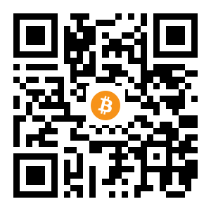 bitcoin:3QhaNQvHjuwp6urSnr2DrSW3ewRnePyDam black Bitcoin QR code