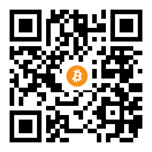 bitcoin:3QpE81EyC1TkLYSr8sMKxH5goCtStK1FMa black Bitcoin QR code