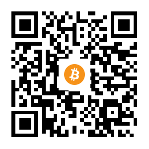bitcoin:3Qq86BbKnS6KrUyN32qf1ByWnqp33cDRte black Bitcoin QR code