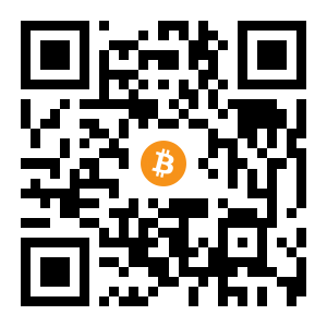 bitcoin:3QqMVuZSHmc2gAdW1e5LrrypUS4Bau9oqD black Bitcoin QR code