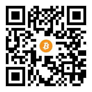 bitcoin:3QsGCKqDfSbg47F9Bgqz4qo1FrWgg248mX black Bitcoin QR code