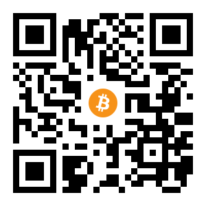 bitcoin:3QtBPBXe9cef2Lf72HL1Qm7XPoLnRYQgzb black Bitcoin QR code