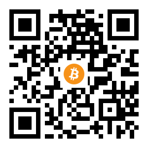 bitcoin:3QwyjG6VkAybRqRouziipYnW4kysXyc4sw black Bitcoin QR code