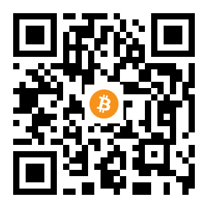 bitcoin:3QzqtrmjonRCpCfQydz9UdmbE1TVGwnPBV black Bitcoin QR code