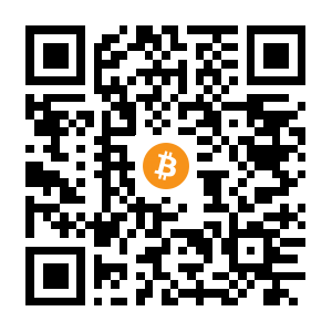 bitcoin:bc1q34f3k9pltrfg6qn6hvq0lmq7sjj4tppw6eep78 black Bitcoin QR code