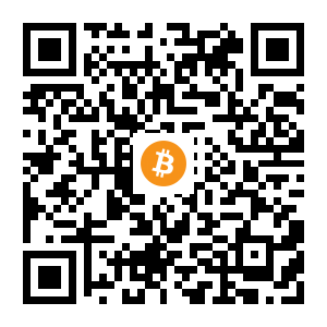 bitcoin:bc1q3552ns0e8407r44wehq89malss5pd303njhp8d black Bitcoin QR code