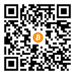 bitcoin:bc1q365340hxzcy8n3ez43npg32hg86txmhmxqr0ay black Bitcoin QR code