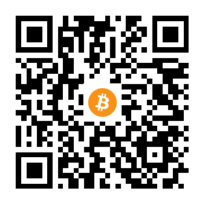 bitcoin:bc1q3pfpakkjp0hjgt9je5tacu50zx0fwzd5dv0yyn black Bitcoin QR code