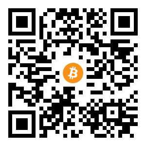 bitcoin:bc1q6cnrdc6ae6hudvtxyvg0hfj5muj8fgjmdu25pp black Bitcoin QR code