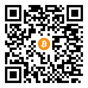 bitcoin:bc1q6deely8t6mzre949ffnayvm44g43fhnh2cwdde black Bitcoin QR code