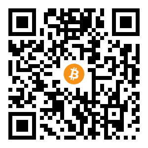 bitcoin:bc1q6qnujlxc72mpunu2sancvr3juvtj7qrx9ly9gv black Bitcoin QR code