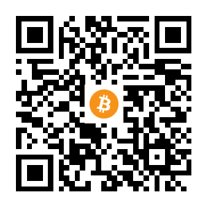 bitcoin:bc1q73egqegd8qmaz0k7lwzqk3g78p95z0n0cc3ycf black Bitcoin QR code