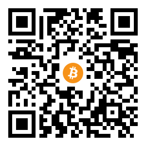 bitcoin:bc1q7y8p3xpg57v9ntpkzxfykszm75ytqjh75nzmut black Bitcoin QR code