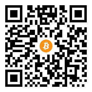 bitcoin:bc1q8fnxyuw02ylvg4ghym4h8tq9sqef0hgma7lf0c black Bitcoin QR code