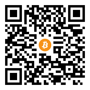 bitcoin:bc1q8wcluccvze3rt7p4ty6zwp90u85fua5e6wfrcy black Bitcoin QR code