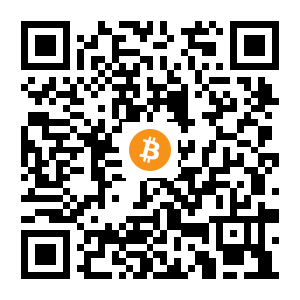 bitcoin:bc1qaklzmt5eg78wghqkvj44gpxcpm772ptraxqsxd black Bitcoin QR code