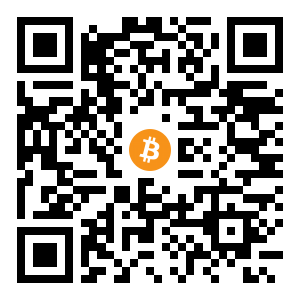 bitcoin:bc1qatrnv7969m7f6ragzzsz9kvupeprnv8qr5rs0y black Bitcoin QR code