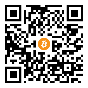 bitcoin:bc1qavrswur52we8tmxap3fs74flpkesuv6qem86z7 black Bitcoin QR code