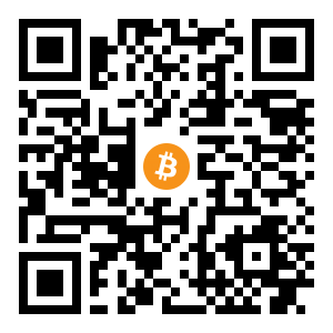 bitcoin:bc1qcmv06uzvw7zrw8c9jx6tgqk5zvq9wy3ul57xyt black Bitcoin QR code