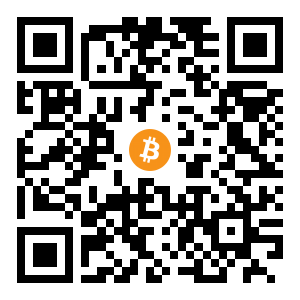 bitcoin:bc1qcyxmd08pjxmnu7p9ylwt844ruzek0r8zufg46h black Bitcoin QR code