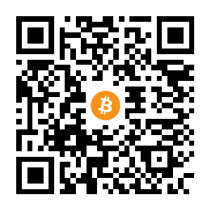 bitcoin:bc1qe8etgpyct6cg8eyhcg0dctgh6fr37mgscq3hjs black Bitcoin QR code