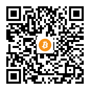 bitcoin:bc1qedyfndvqcnmpcuue97e0kmrvxcuj7qrn99u3cc black Bitcoin QR code