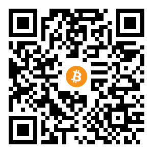 bitcoin:bc1qelsxlju2anphqq9u94l0jw8kl5trh4u6af2v43 black Bitcoin QR code