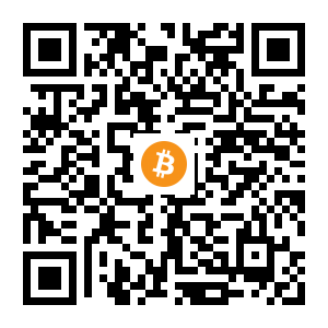 bitcoin:bc1qescy6552l7wgh32w88v8y9tqjzwfna8mqnpucr black Bitcoin QR code