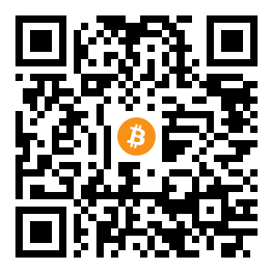 bitcoin:bc1qewq25yutsd9u8dtve33pwufdxwy4xhs7yzt4ym black Bitcoin QR code