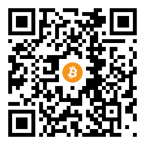 bitcoin:bc1qezjr6muypuaw9a546f6afxrkjcjsmta3v9psqy black Bitcoin QR code