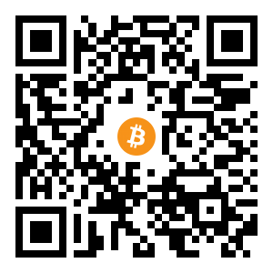 bitcoin:bc1qf43ujw60085w4e97956tz6gmwhqn3udz6z844q black Bitcoin QR code