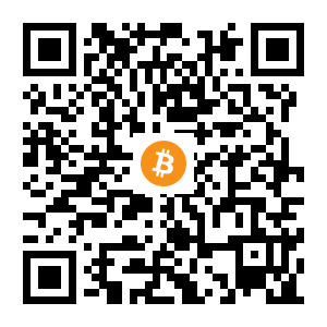 bitcoin:bc1qfcyh5sa2lp40huwywy6fjg6wkdt6h6ghzenthv black Bitcoin QR code